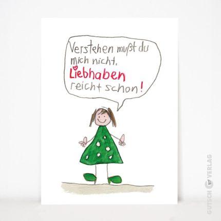 Sprüche - 10 Lien-Art Karten